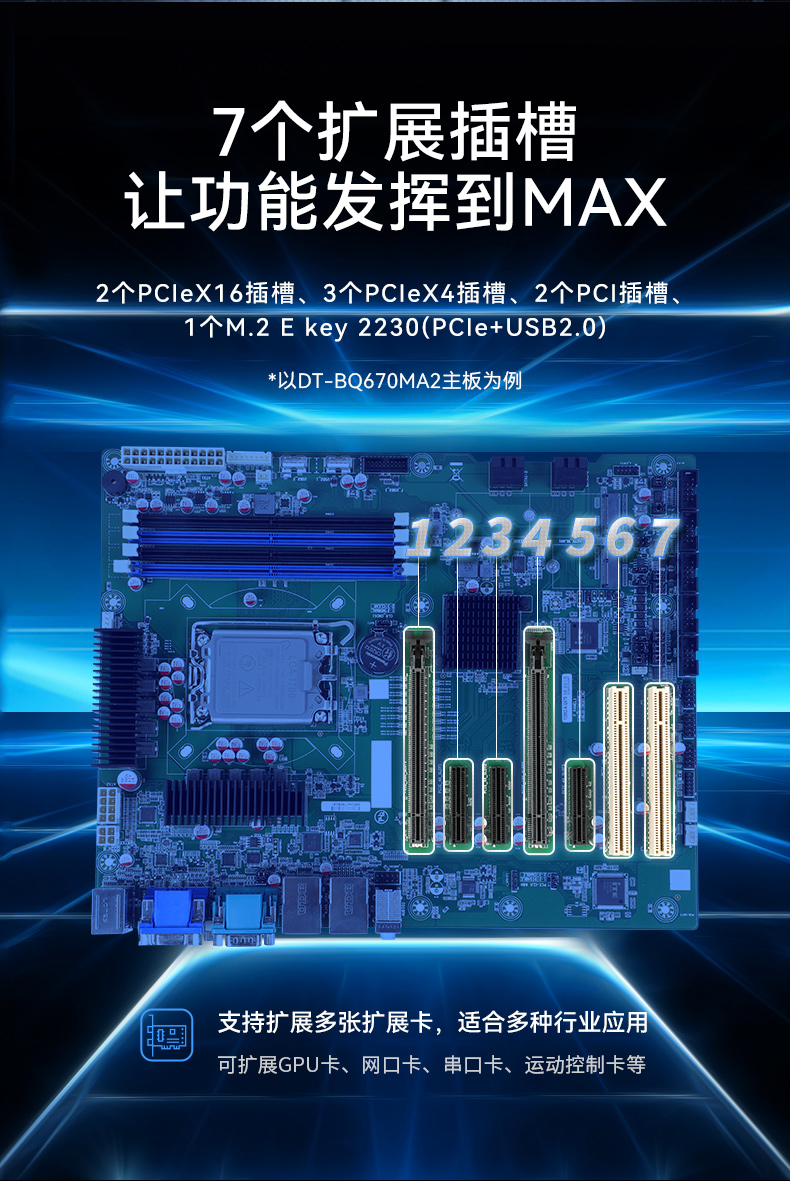 酷睿14代工控機(jī),12USB3.0,2網(wǎng)口機(jī)器視覺/AGV調(diào)度控制主機(jī),DT-610L-BQ670MA2.jpg